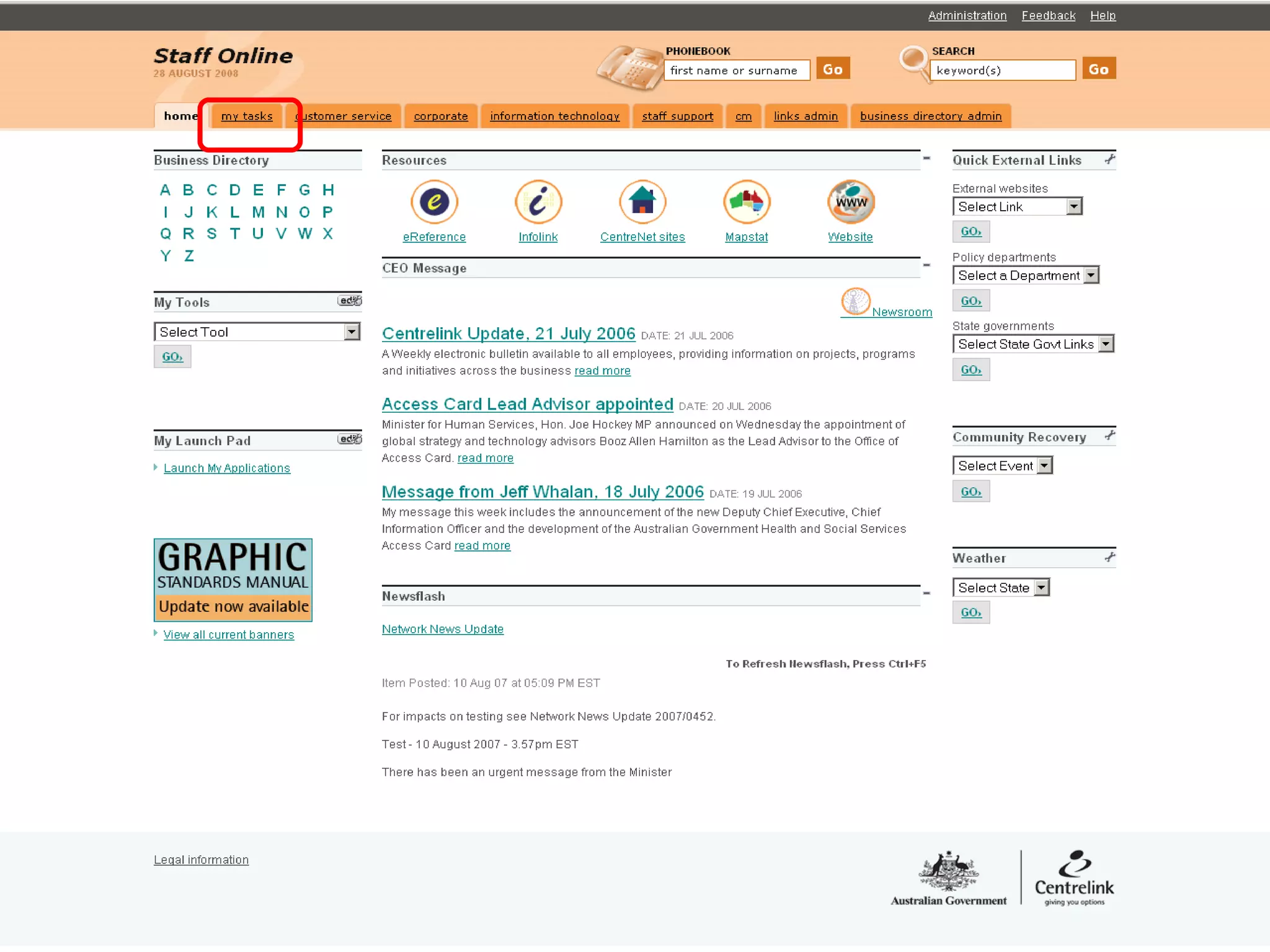 Centrelink Australia - IBM WebSphere Portal Case Study