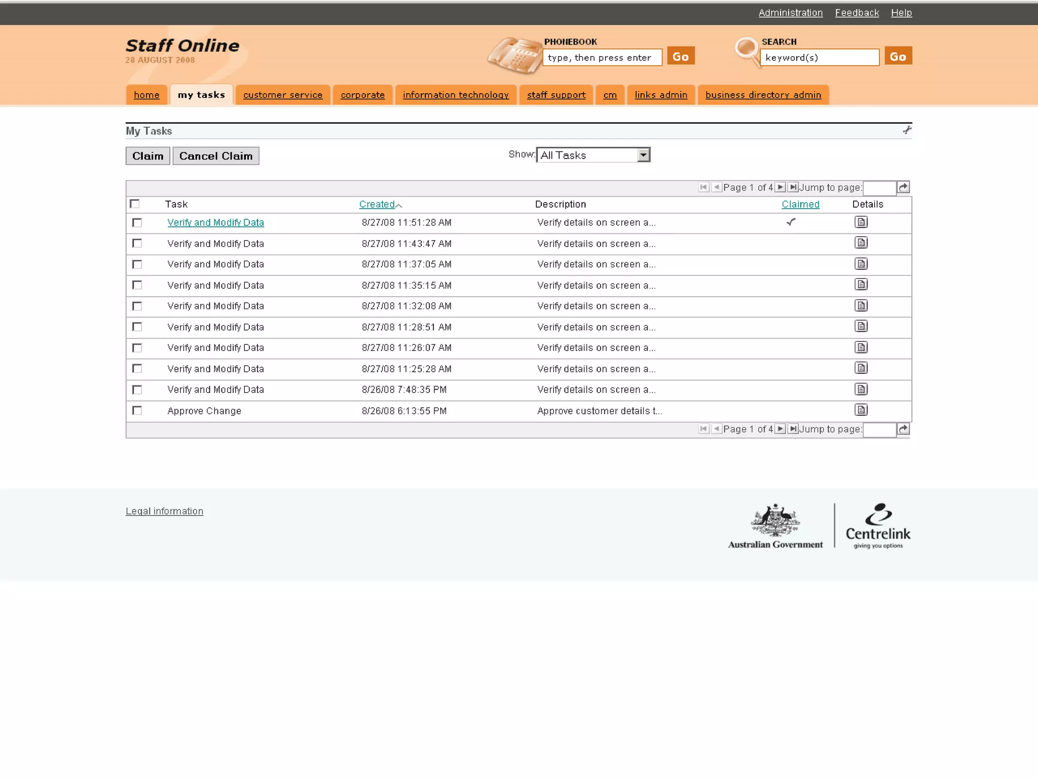 Centrelink Australia - IBM WebSphere Portal Case Study