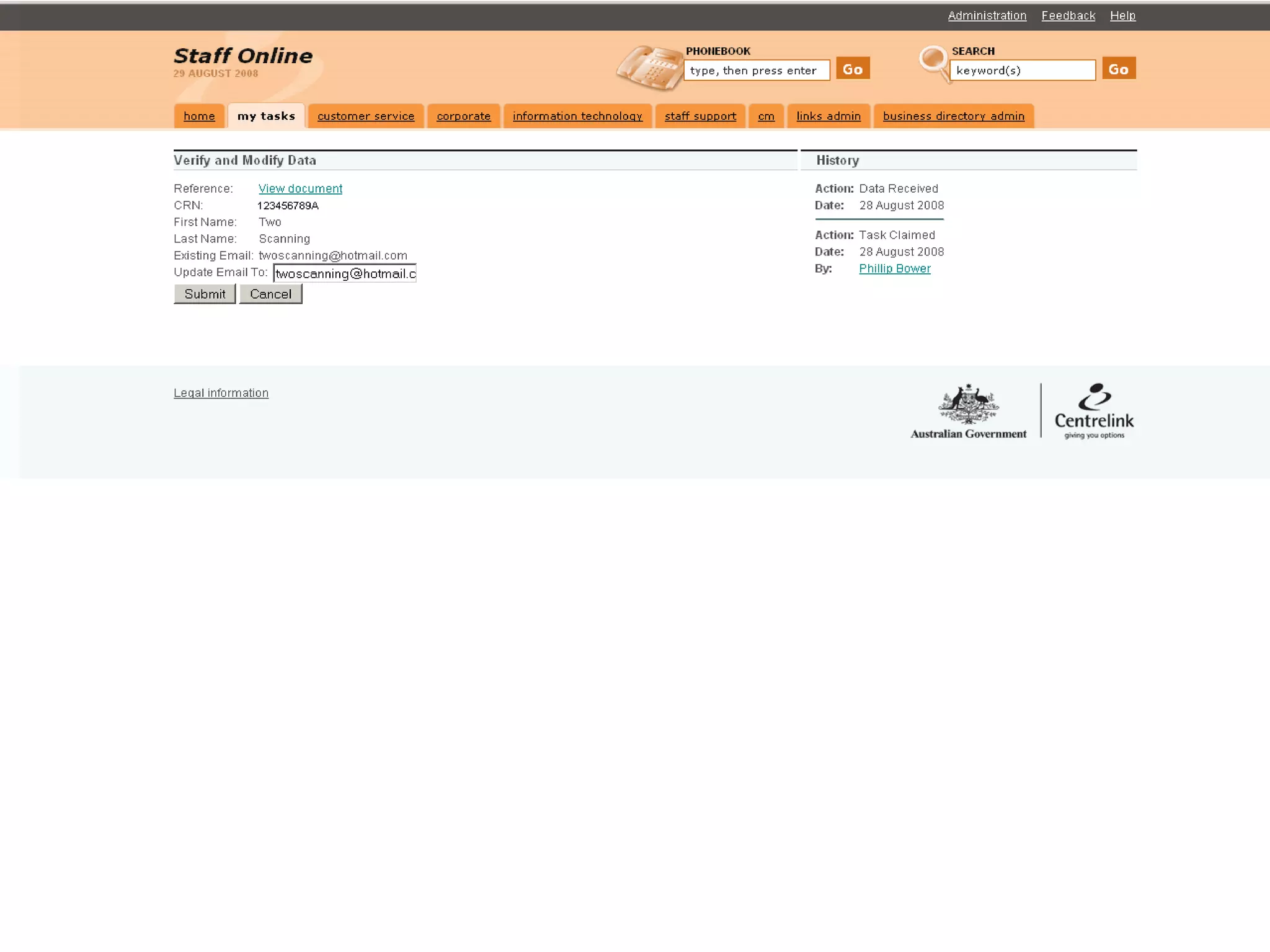 Centrelink Australia - IBM WebSphere Portal Case Study