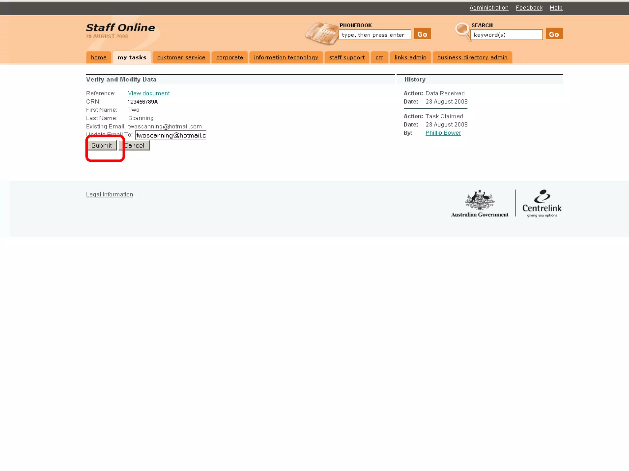 Centrelink Australia - IBM WebSphere Portal Case Study