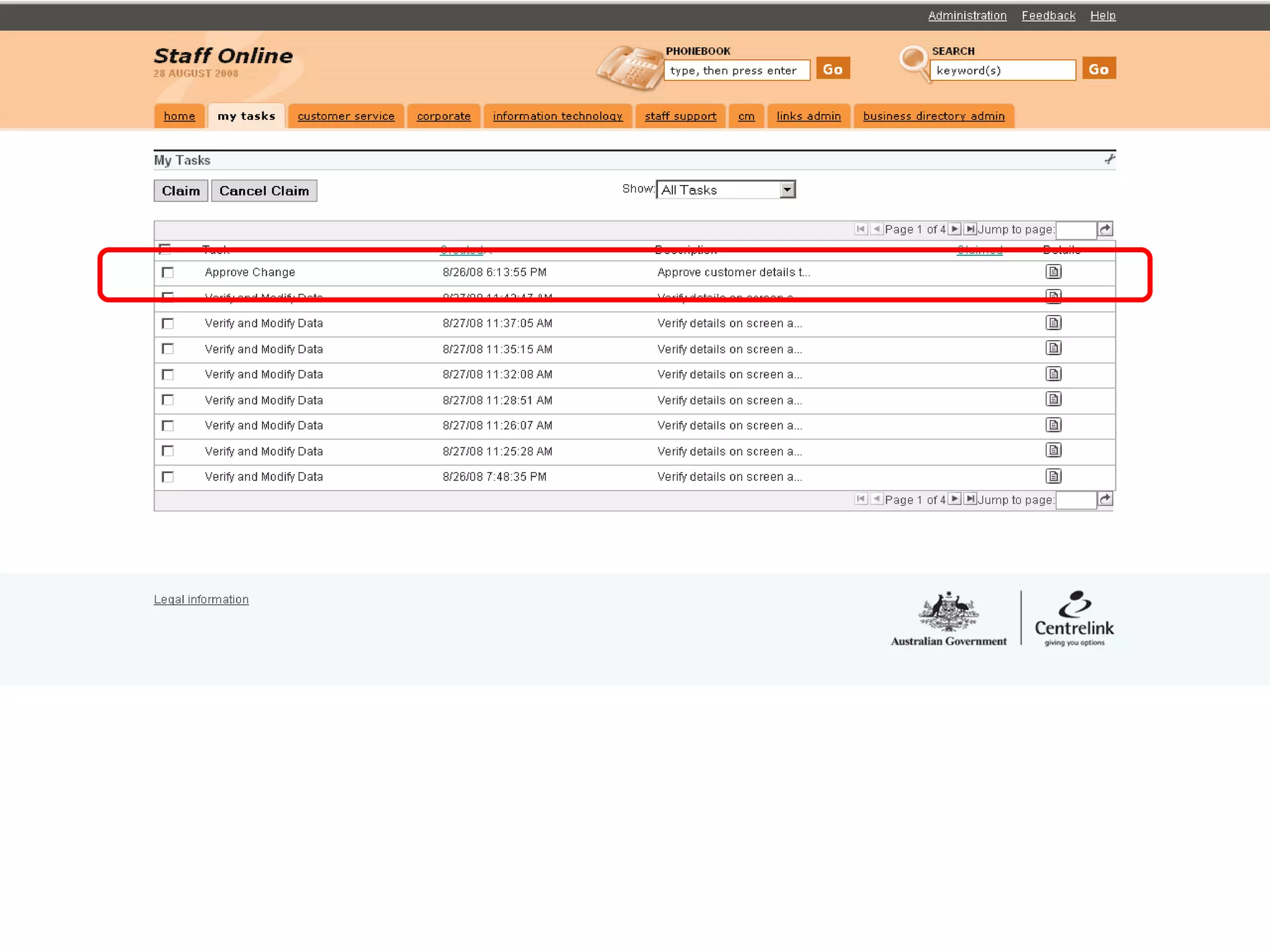 Centrelink Australia - IBM WebSphere Portal Case Study