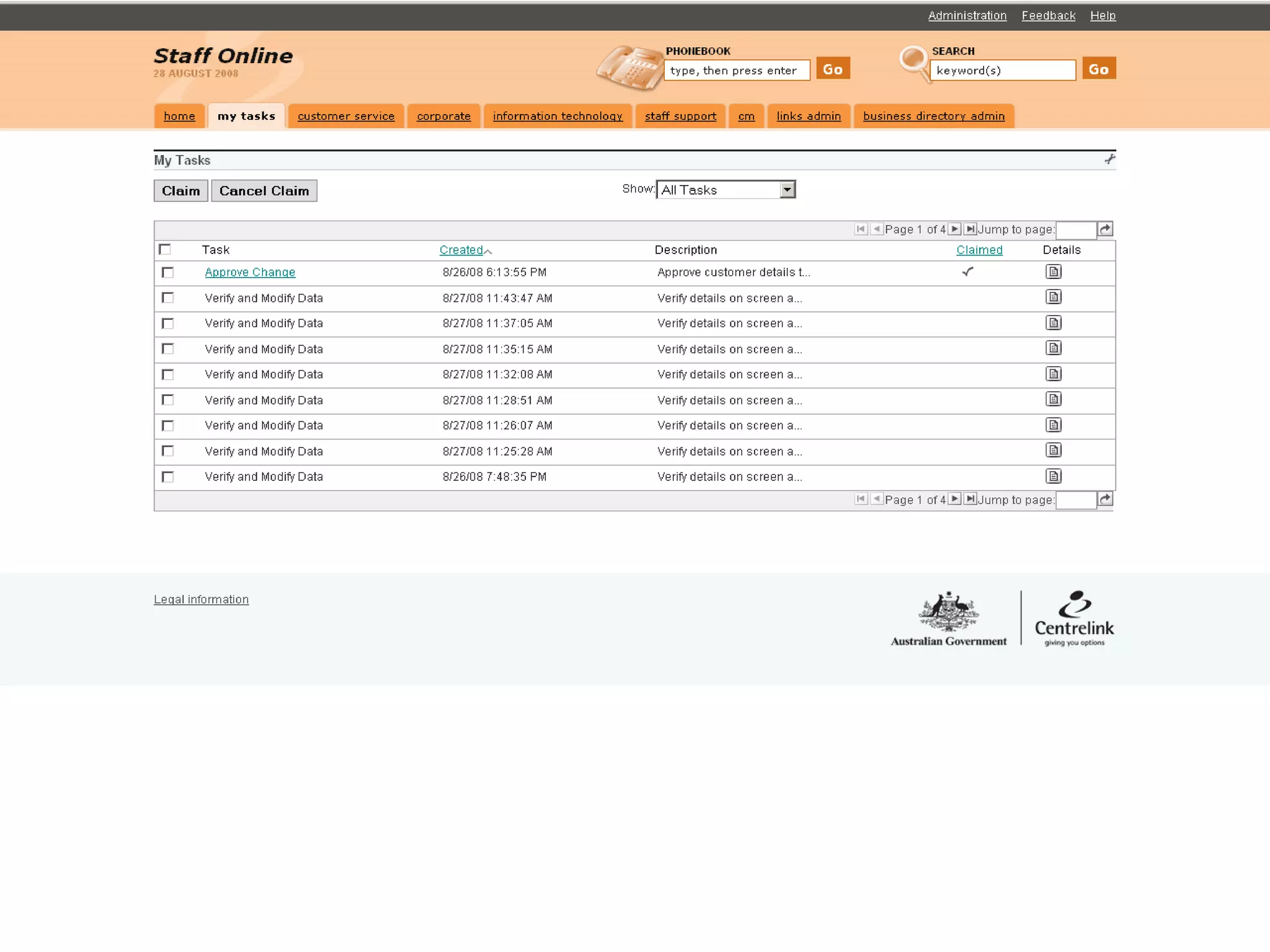 Centrelink Australia - IBM WebSphere Portal Case Study