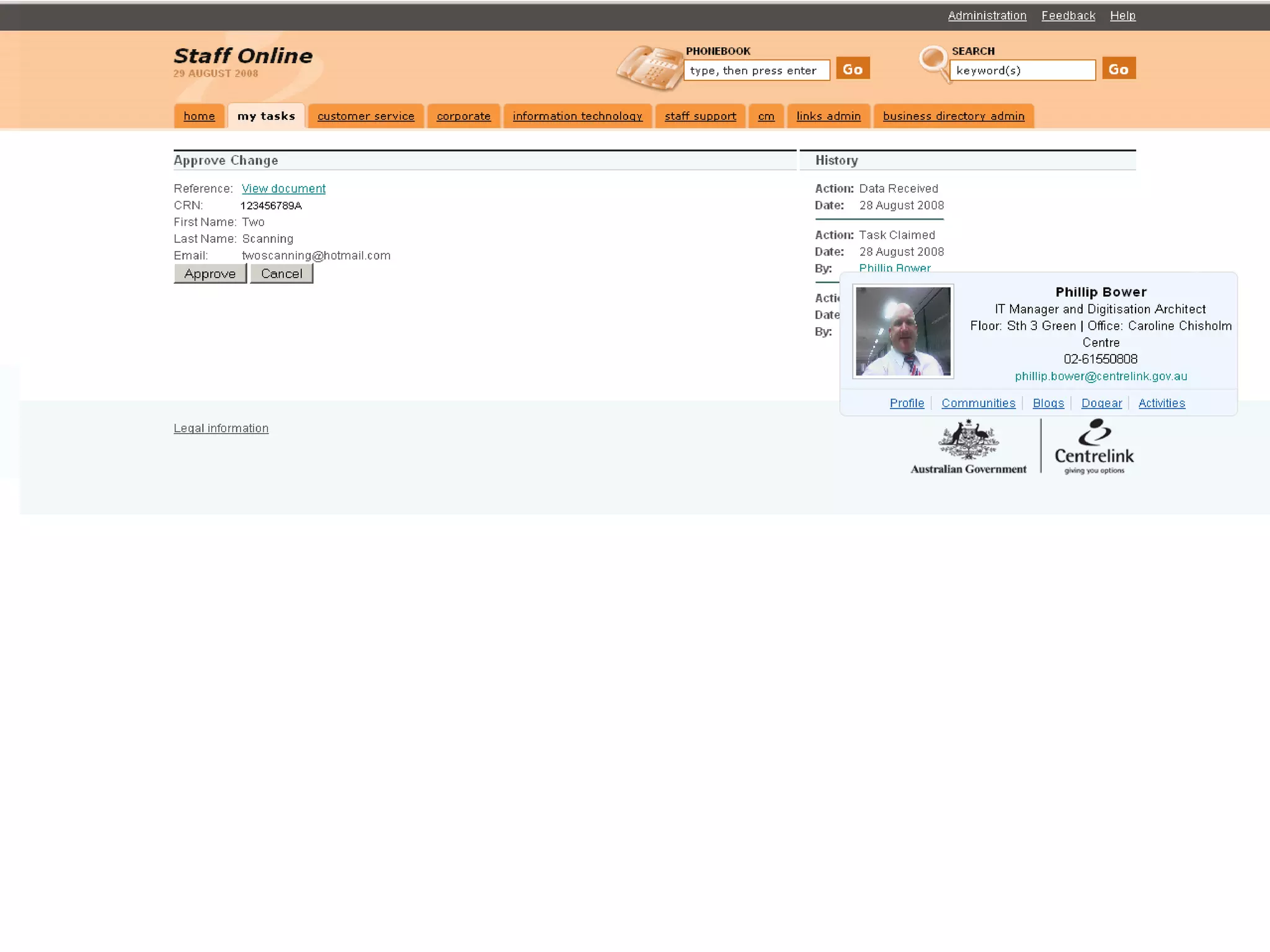 Centrelink Australia - IBM WebSphere Portal Case Study