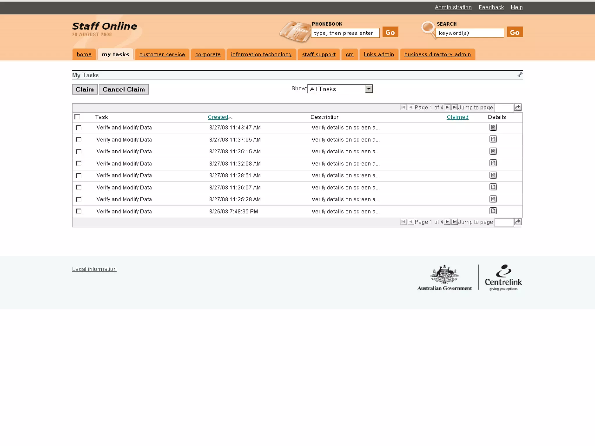 Centrelink Australia - IBM WebSphere Portal Case Study