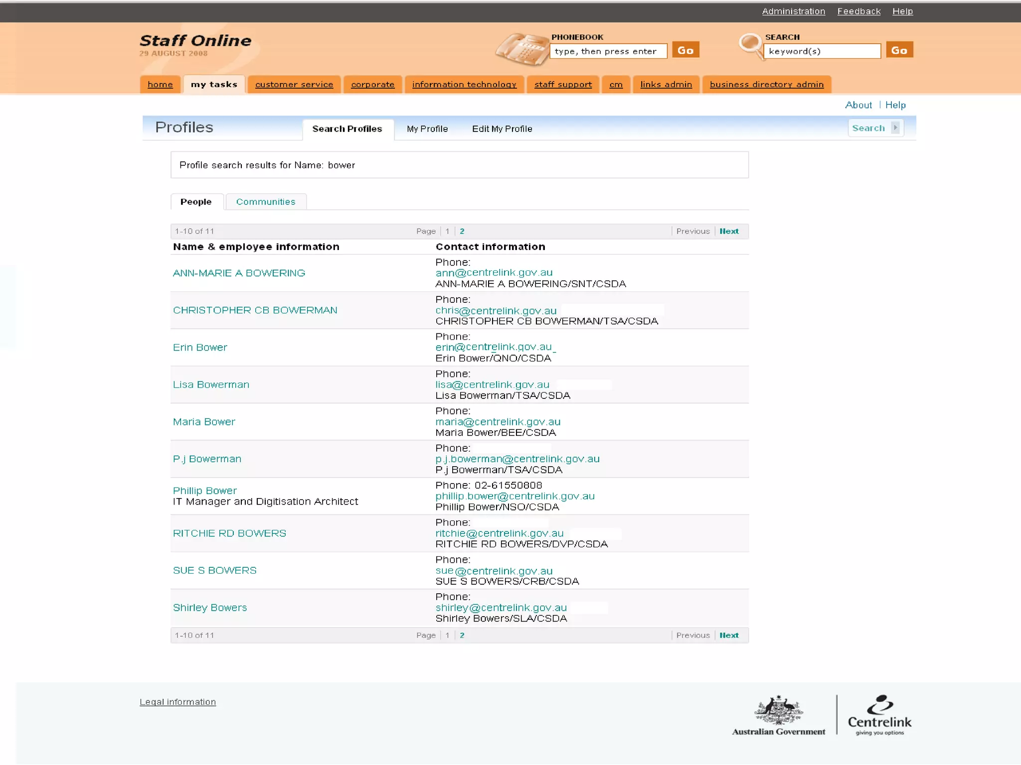 Centrelink Australia - IBM WebSphere Portal Case Study