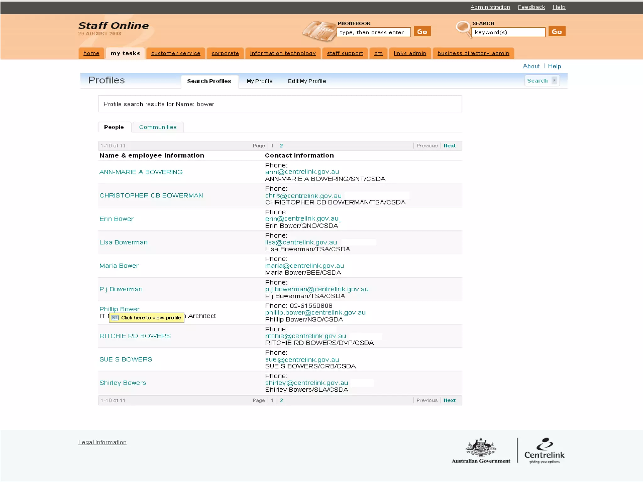 Centrelink Australia - IBM WebSphere Portal Case Study
