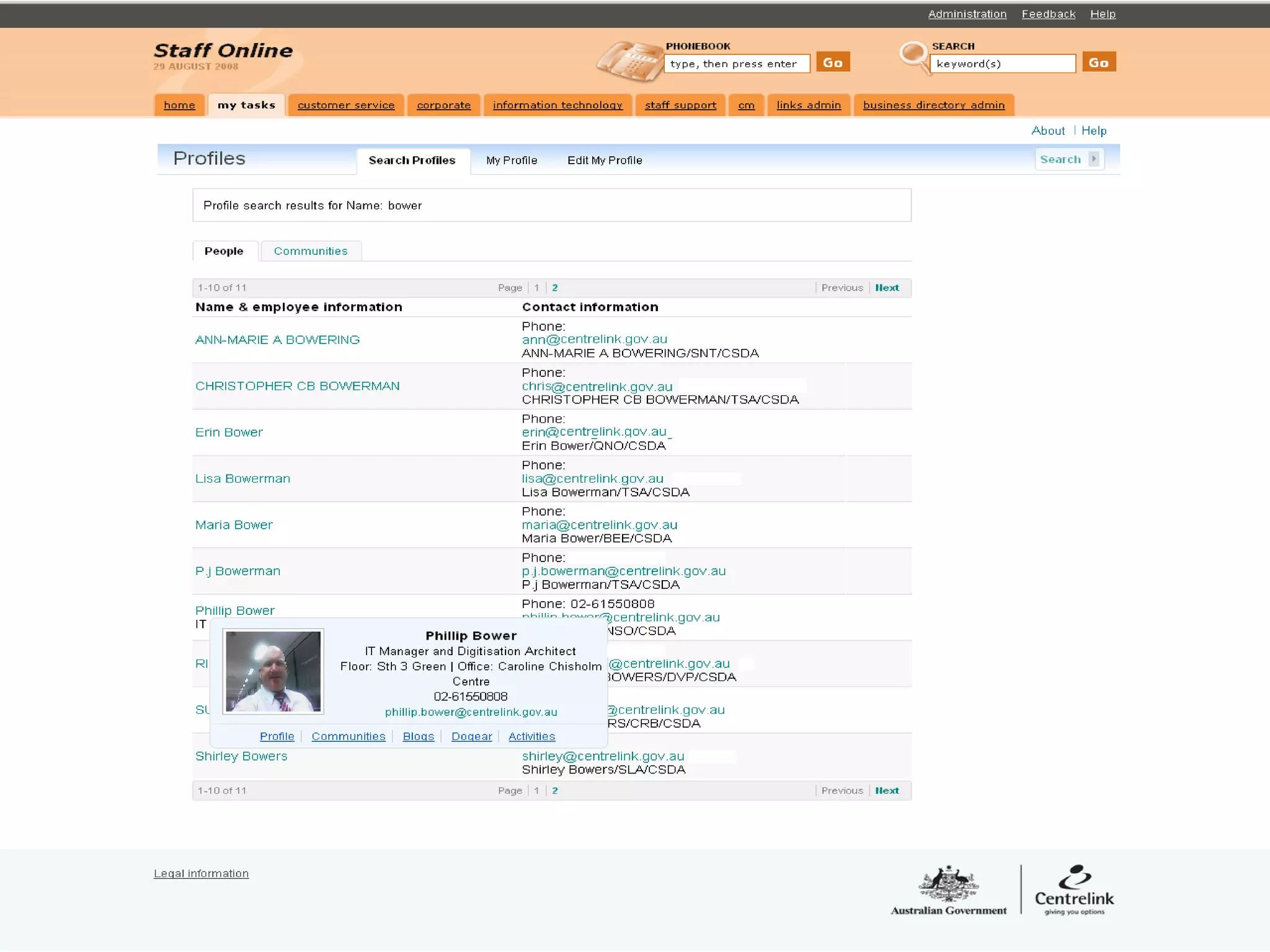 Centrelink Australia - IBM WebSphere Portal Case Study