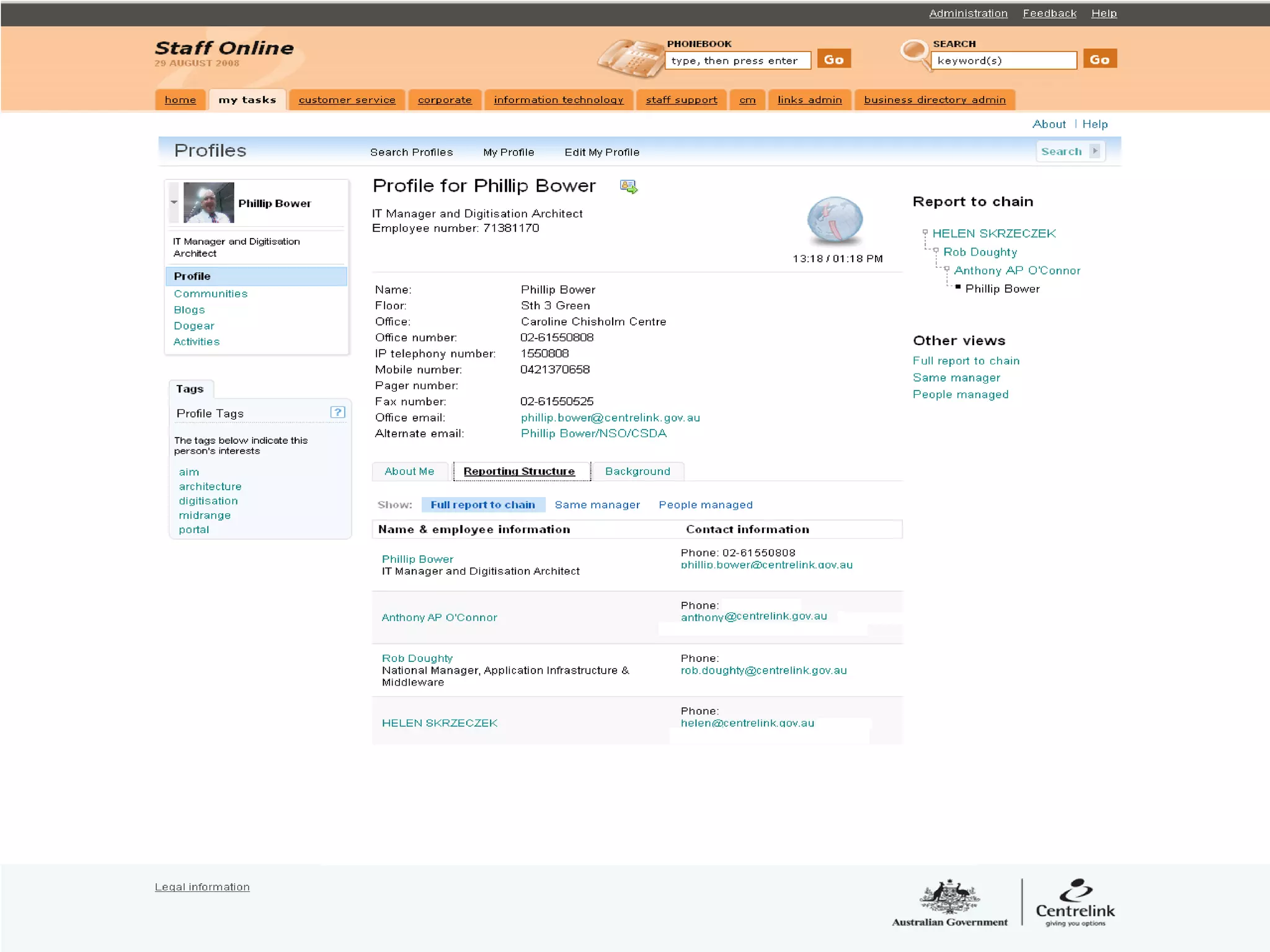 Centrelink Australia - IBM WebSphere Portal Case Study