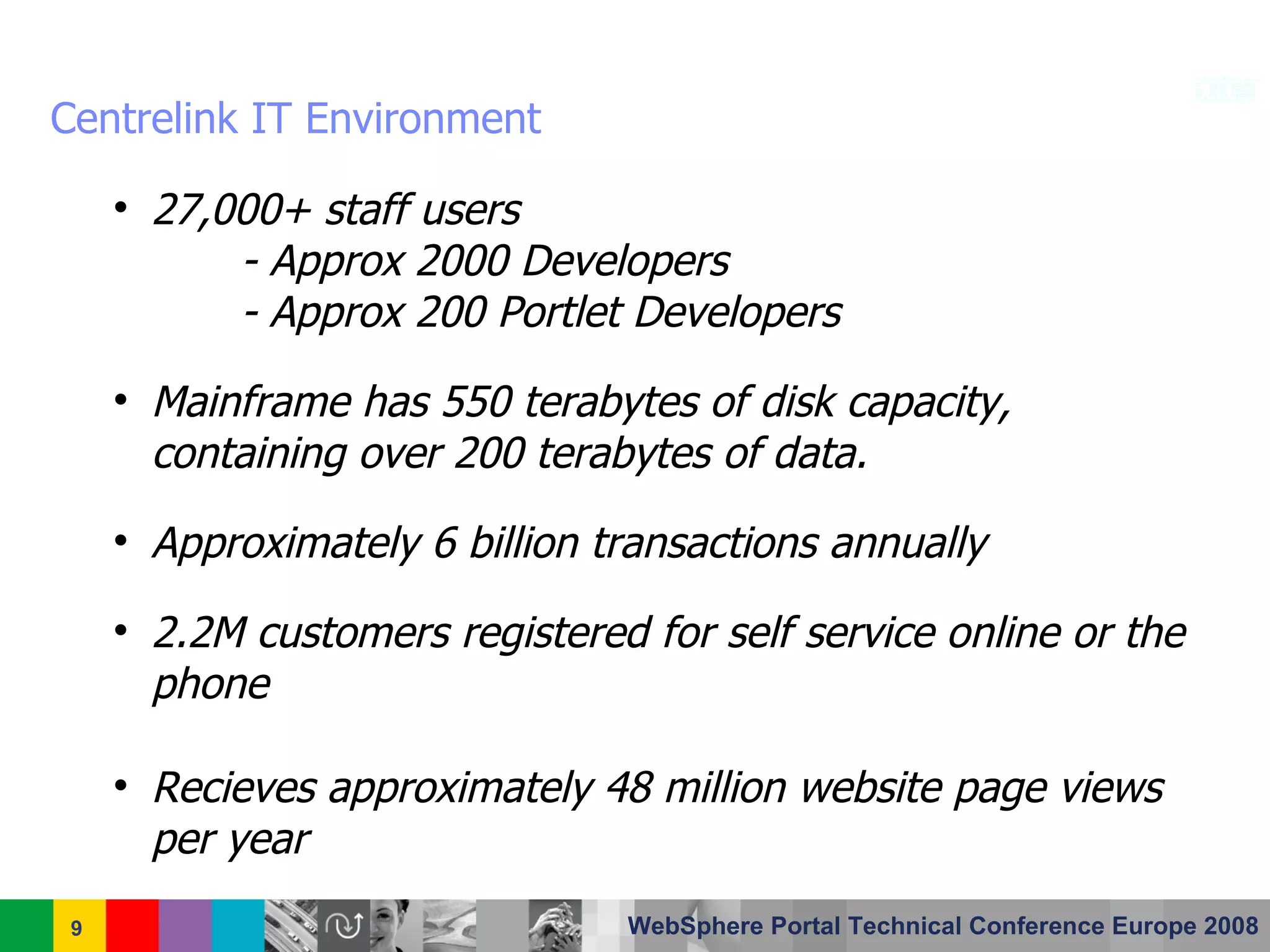 Centrelink Australia - IBM WebSphere Portal Case Study