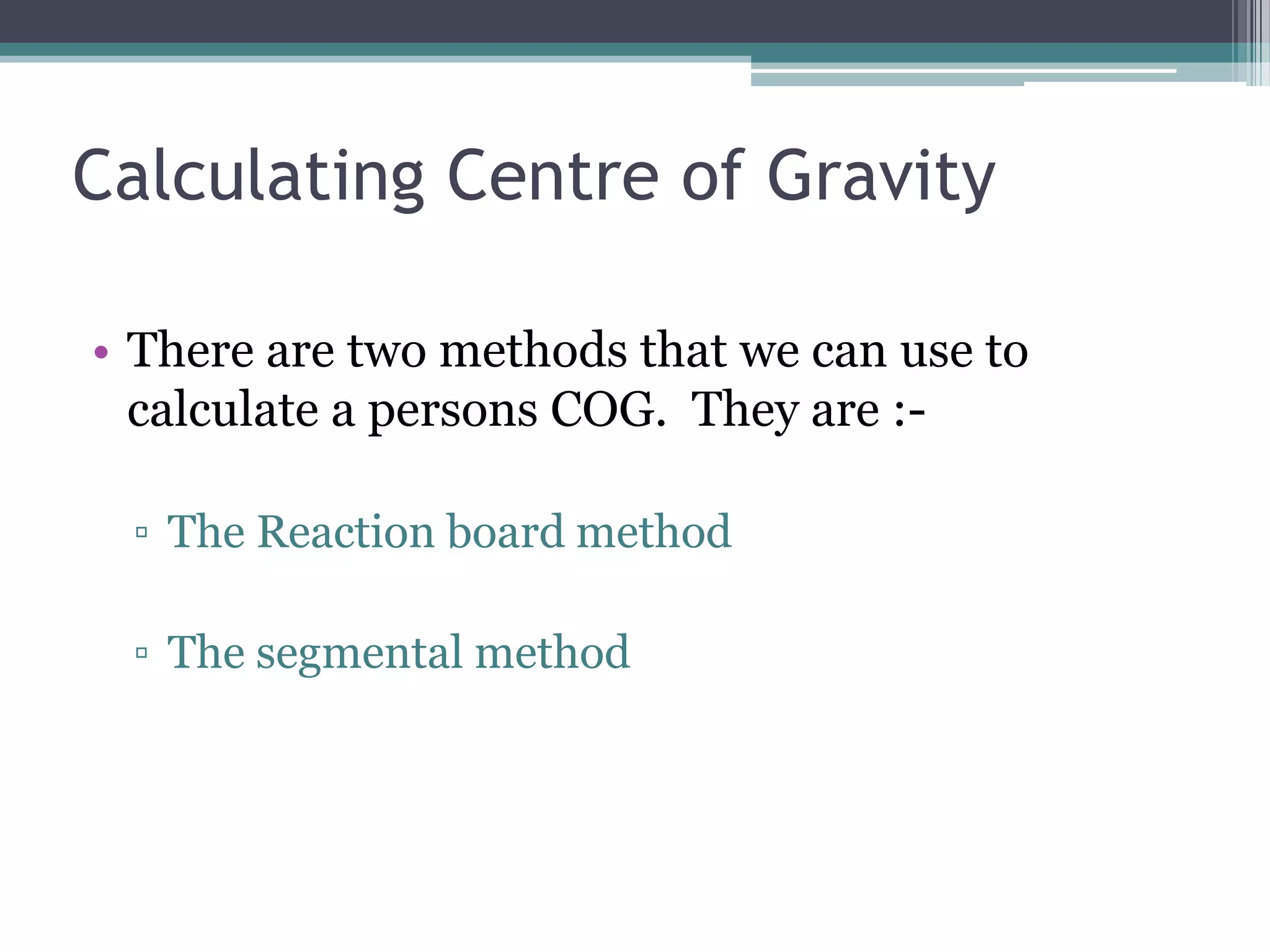 Centre of Gravity | PPTX