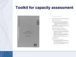 Institutional and Capacity Development | PPT