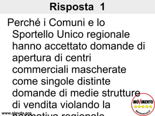 Grande struttura di vendita E’ una struttura costituita da: un unico esercizio o da un insieme di più esercizi  una superficie complessiva superiore a 2.500 mq. nel Comune di Aosta e a 1.500 mq. negli altri Comuni della Valle d’Aosta . www.alpvda.org 