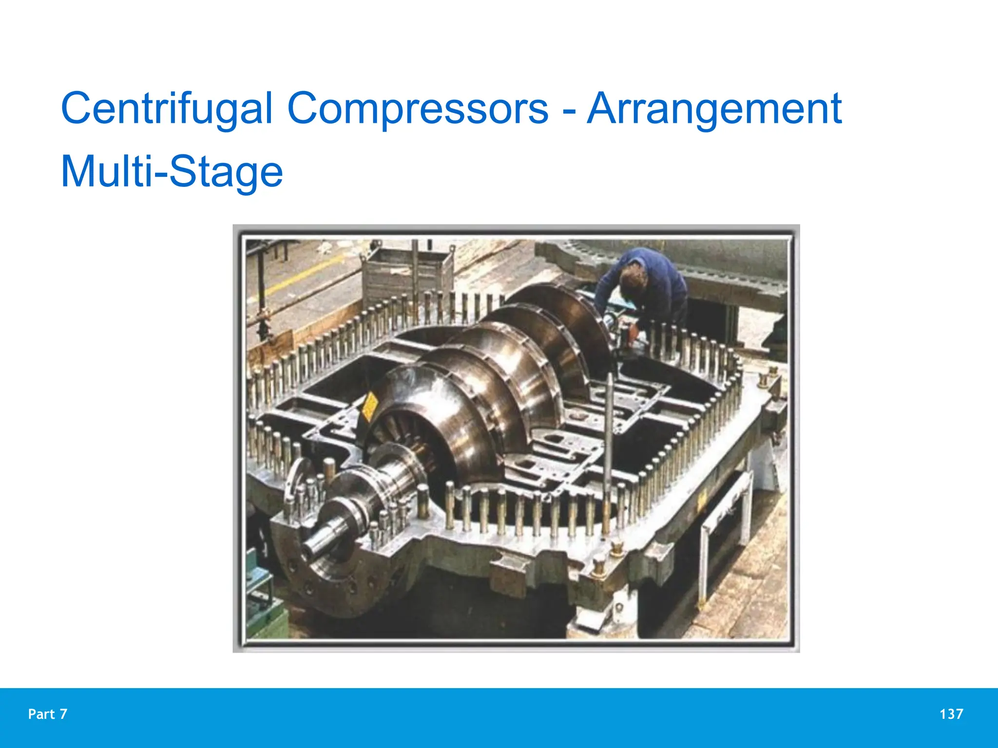 137
Part 7
Multi-Stage
Centrifugal Compressors - Arrangement
 