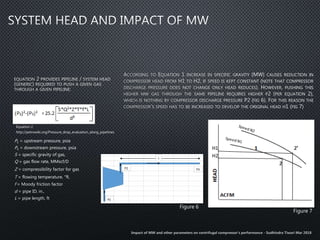 Centrifugal compressor's Performance - Impact of MW, other parameters ...