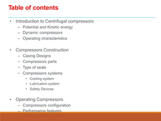 Centrifugal Compressors - Fluid machinery | PDF