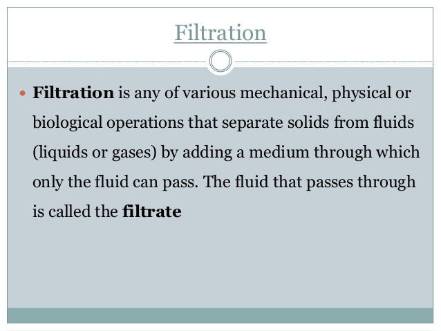 Centrifugal filtration in food science and technology