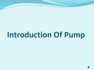 Introduction Of Pump
4
 