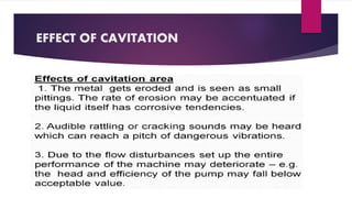 EFFECT OF CAVITATION
