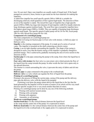 Pumping Note Centrifugal pumps e_notes_dr_n_balasubra | PDF
