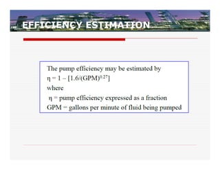 EFFICIENCY ESTIMATION
 