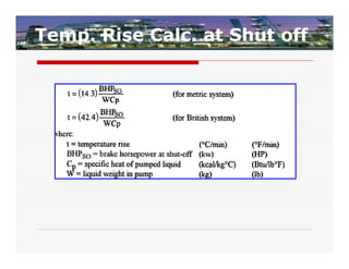 Temp. Rise Calc. at Shut off
 