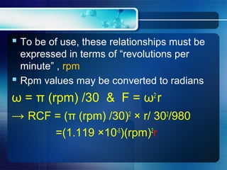 Centrifugation | PPT