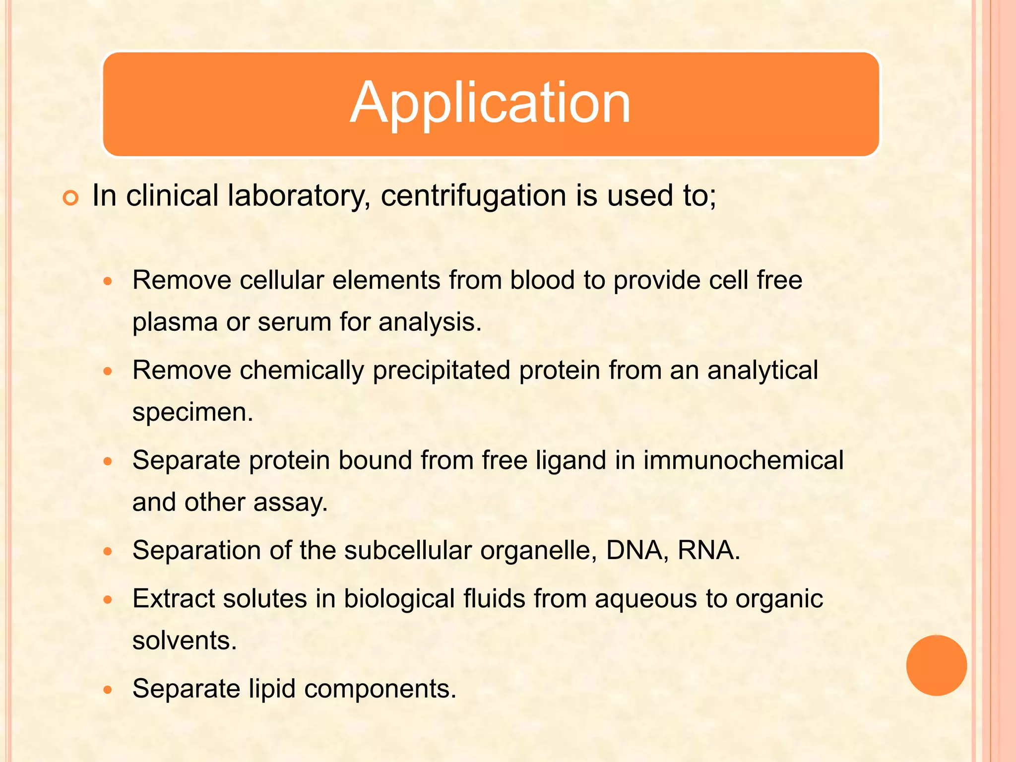 Centrifugation principle and types by Dr. Anurag Yadav | PPTX