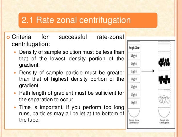 Difference Between Rate Zonal And Isopycnic Centrifugation – NRFGY