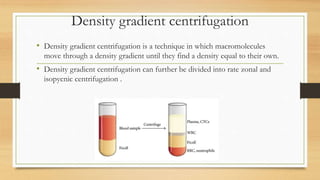 Centrifugation notes slideshare | PPTX