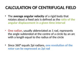 Comprehensive Overview of Centrifugation Principles and Applications in ...