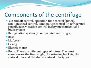 Laboratory Centrifuge | PPTX