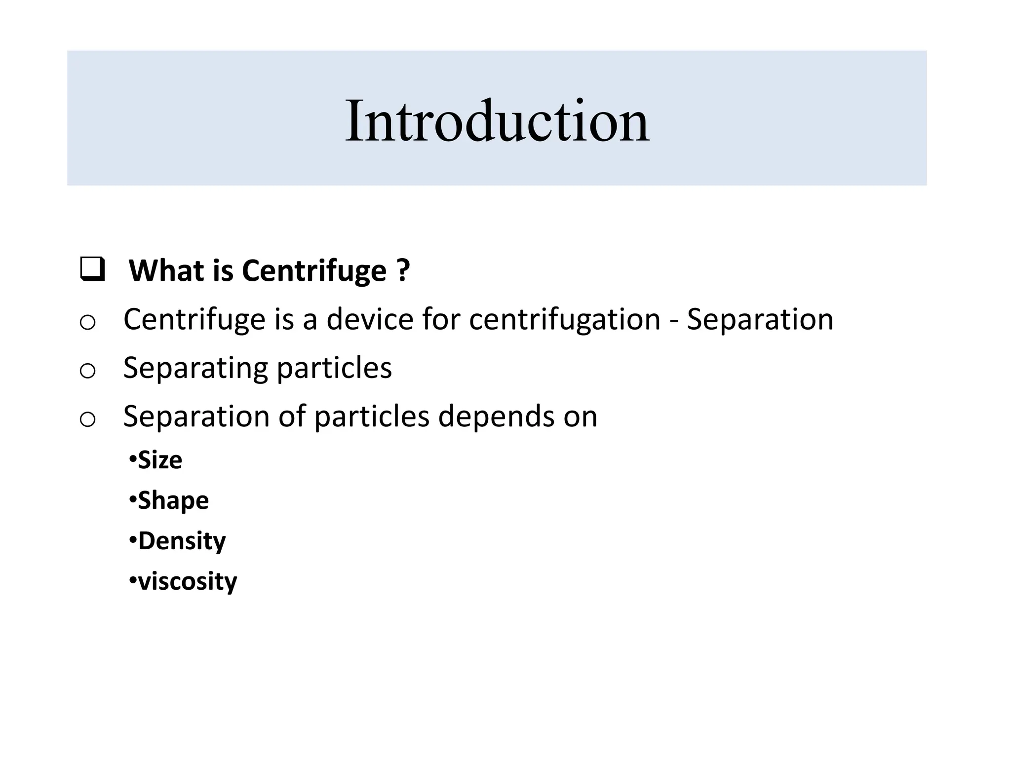 centrifuge and its applications .ppt