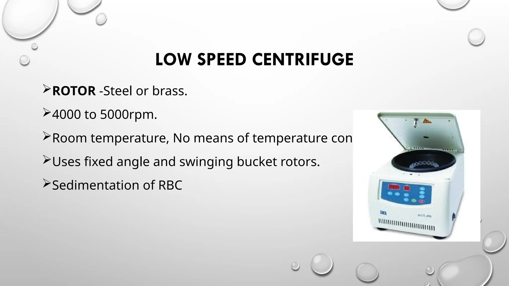 CENTRIFUGE, TYPES ,USES AND ITS APPLICATION.pptx