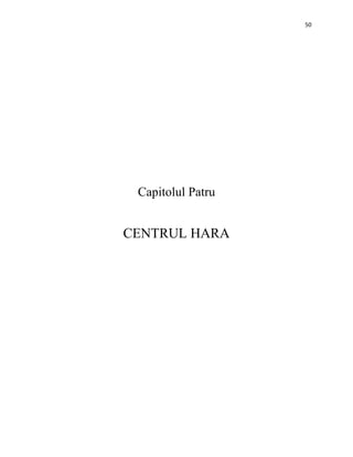 50
Capitolul Patru
CENTRUL HARA
 