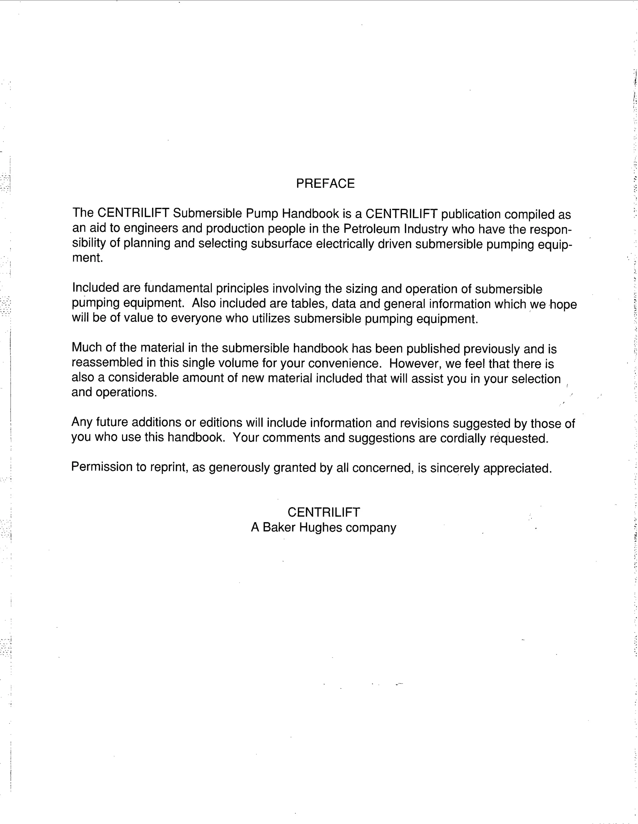 [Centrilift] submersible pump_handbook | PDF