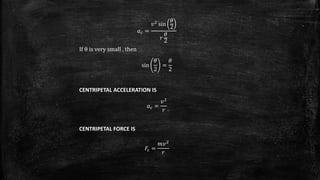 Centripetal acceleration | PPTX