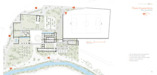 b
a
d
c
e
e
Planta Arquitectónica
Parque Apanquetzalco
a
b
c
d
e
Acceso desde colonia Apanquetzalco
Acceso desde Paseo Yautepec
Acceso desde Colonia Vicente Cajigal
Acceso a Zona deportiva
Estacionamiento
N
Escala gráfica
0 2 5 10 20 50
72
Parque Apanquetzalco
 