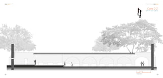 0 1 2 5
Escala gráfica
Corte 2-2’
Salón de usos múltiples
9089
C C A Centro Comunal
 