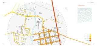 Calle Iturbide
Calle Apanquetzalco
CalleDiegoRuiz
CalleCarlosPacheco
ÁlvaroObregón
Guadalupe Victoria
EmilianoZapata
CalleApanquetzalco
S
ARRIBA
En el siguiente esquema se puede observar
el tránsito vehicular. La carretera, al ser la vía
de conexión entre el centro de Yautepec y
tepoztlán, es la más transitada; las calles
primarias tienen una menor afluencia de
automóviles debido a que distribuyen el
tránsito en una zona habitacional; las calles
secundarias tienen un movimiento de
automóviles muy bajo, a pesar de estar
pavimentadas, llegan a zonas que están
comenzando a desarrollarse urbanistica-
mente; por último las calles terciarias, son
transitadas únicamente por los dueños de los
terrenos a los que conectan y no están
pavimentadas.
Carretera
Calle primaria
Calle secundaria
Calle Terciaria
Vialidades
Calle Iturbide
Calle Aldama
Calle galeana
Calle Apanquetzalco
CalleBenitoJuárez
CalleDiegoRuiz
N
109
C C A Análisis Urbano
 