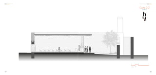 Escala. 1:100
0 1 2 5
Corte 2-2’
Auditorio
128127
C C A Centro Comunal
 