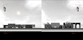 Escala. 1:250
0 1 2 5 10
Corte 4-4’
C C A
Corte 3-3’
C C A
Escala. 1:250
0 1 2 5 10
158157
C C A Centro Comunal
 