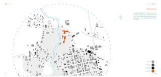 1 nivel
2 niveles
3 niveles
Ruinas
Altimetría
El análisis de altimetria de los muestra que
la altura promedio de las edificaciones es
de un nivel, denotando la baja densidad de
población a los alrededores del terreno
en cuestiónN
1615
C C A Análisis Urbano
 