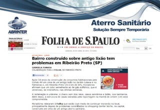 Aterro Sanitário
Solução Sempre Temporária
 