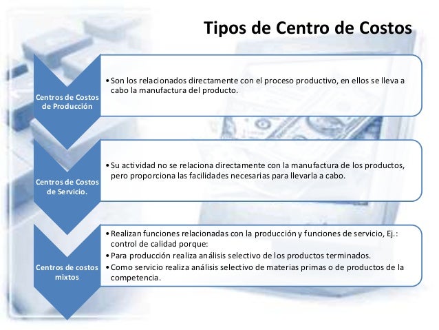 Centro de costo definitivo