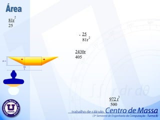 Área 81r 25 2  972 r 500 3  .  25 81r 2  2430r 405 