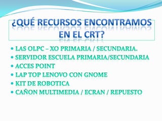 Centro de recursos tecnologicos