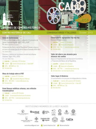 Centro historico cali octubre 2013