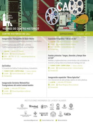 Centro historico cali octubre 2013