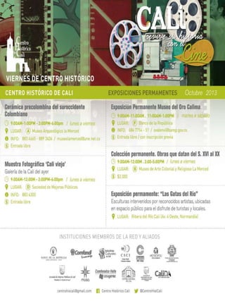 Centro historico cali octubre 2013