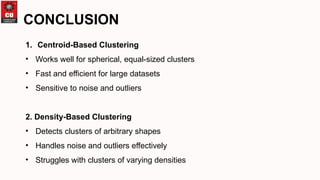 Centroid based and Density based clustering.pptx